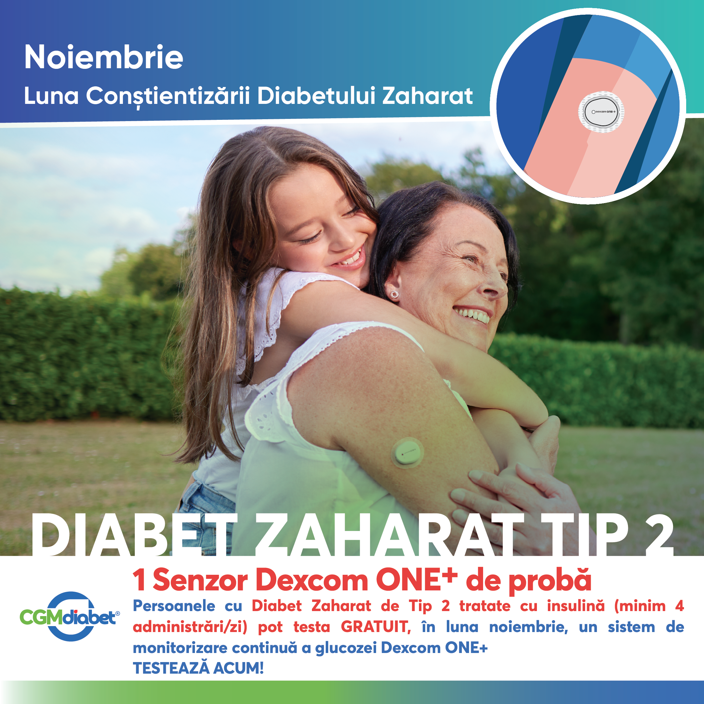 cgmDiabetRomania, LunaDiabetului, CGMDiabetRomania, DexcomONEPlus, MonitorizareContinuaAGlucozei, DiabetTip2, DiabetZaharatTip2, GestionareaDiabetului, InovatieInDiabet, TehnologiePentruSanatate, UnPasInainte, ViataCuDiabet, ControlulGlicemiei, SanatateZiDeZi, EducatieDiabet, TestareGratuita, InsulinTratat, GlucozaInTimpReal, ImpreunaPentruSanatate, AiGrijaDeTine, DescoperaDexcom, TransformaTiModulDeViata, FiiInControl, DiabetFaraSecrete
