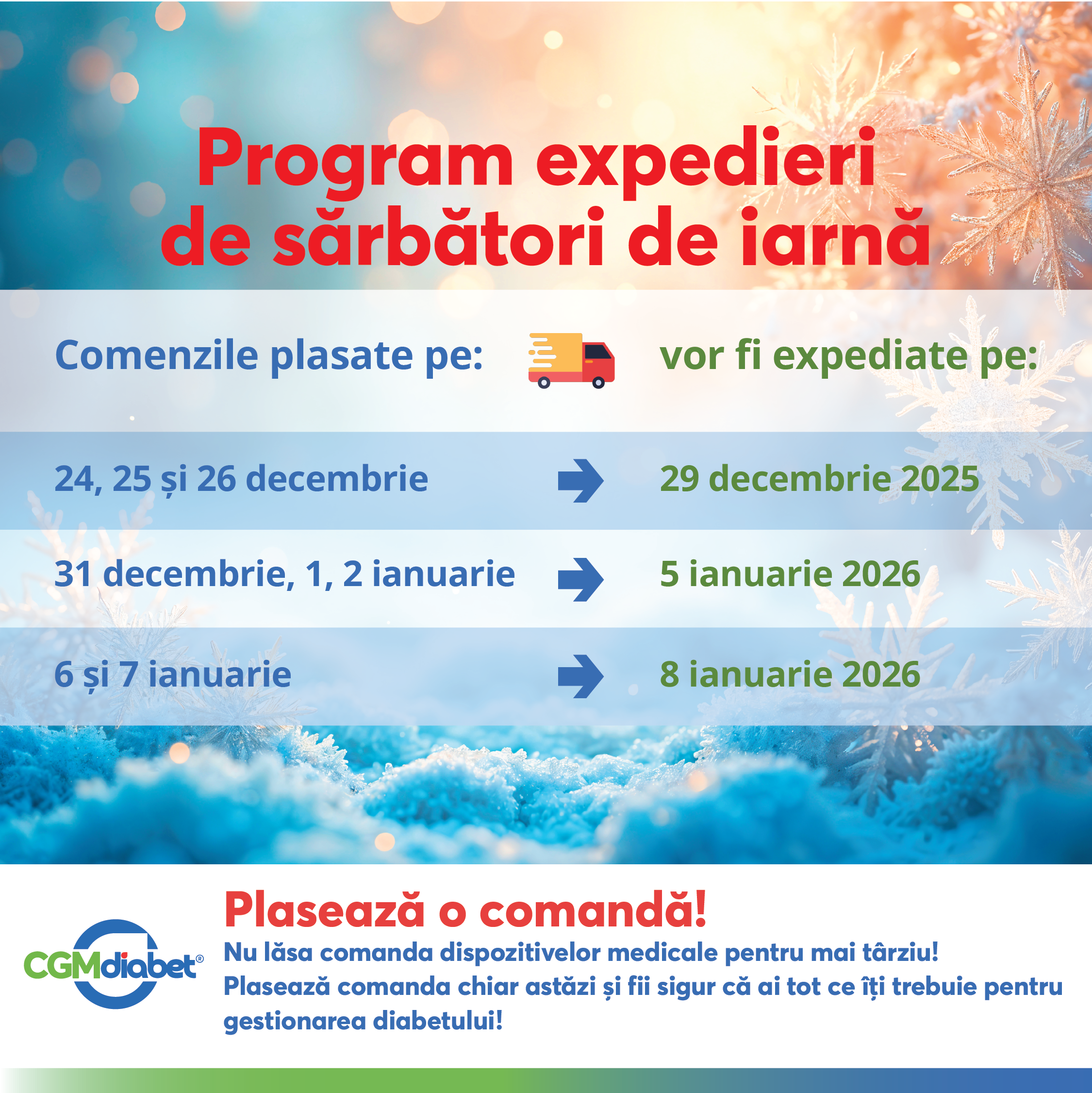cgmDiabetRomania, diabet, MonitorizareGlicemie, GrijaPentruTine, programsarbatorideiarna