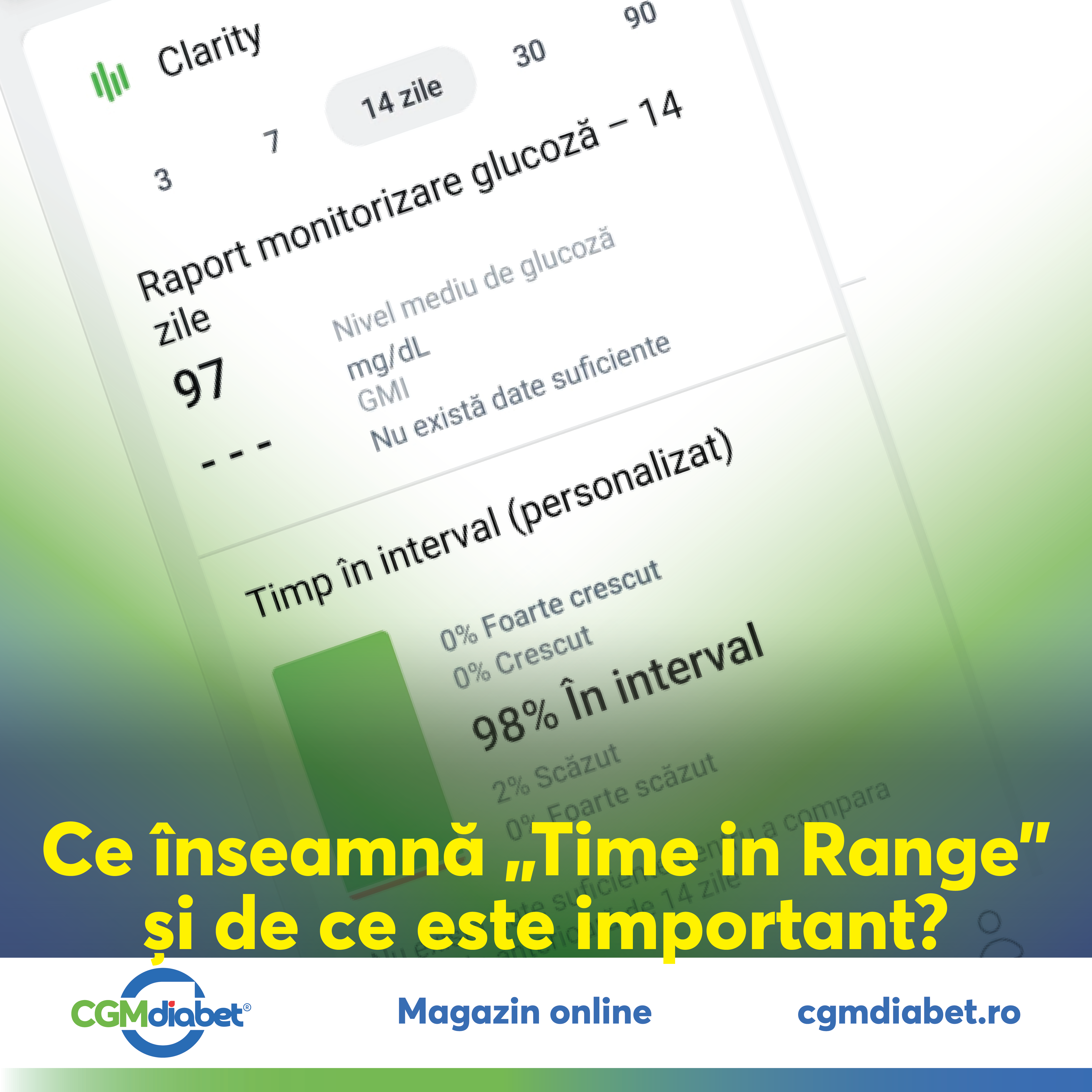 cgmDiabetRomania, diabet, ViataCuDiabet, CGM, TimeInRange, GlicemieSubControl, EducatieInDiabet, Sanatate, MonitorizareContinua, Echilibru, ComunitateaDiabet