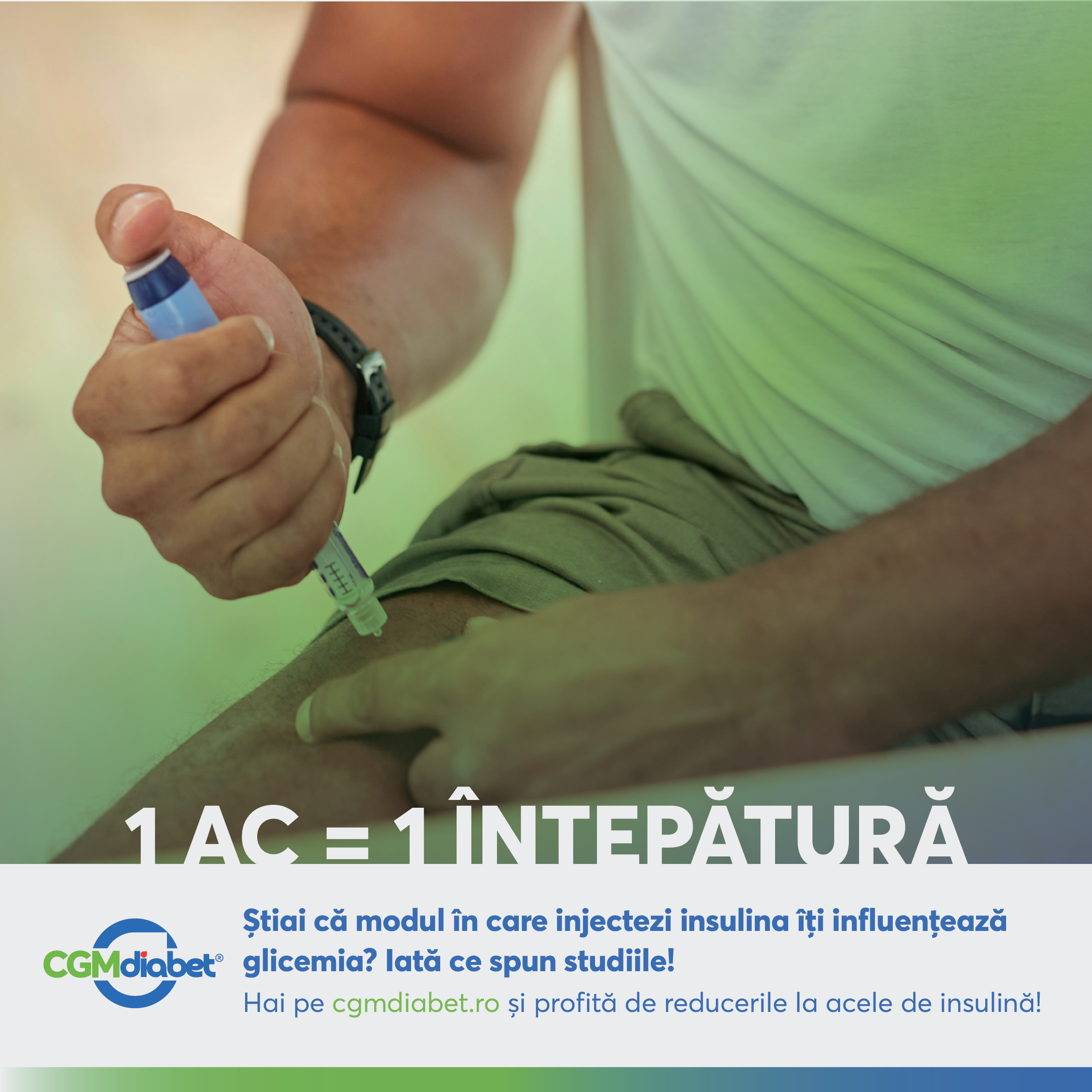 CGM Diabet România, diabet, viața cu diabet, un ac nou la fiecare injecție cu insulină, injectare sigură, igienă, sănătate, acul se schimbă la fiecare injectare, insulină, sfaturi medicale, diabetes awareness, educație sănătate, greșeli la injectarea insulinei